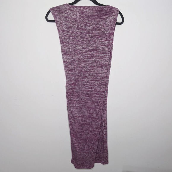 ARITZIA WILFRED FREE • Purple Marled Izidora Faux Wrap Dress Sz Small - Picture 7 of 8